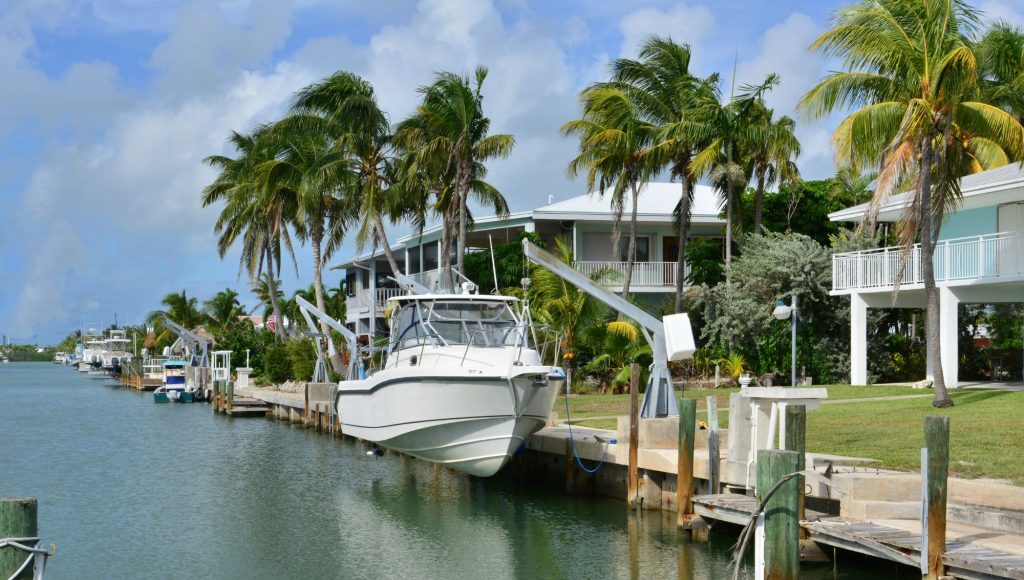 Florida Home on canal purchased with one of our mortgage products
